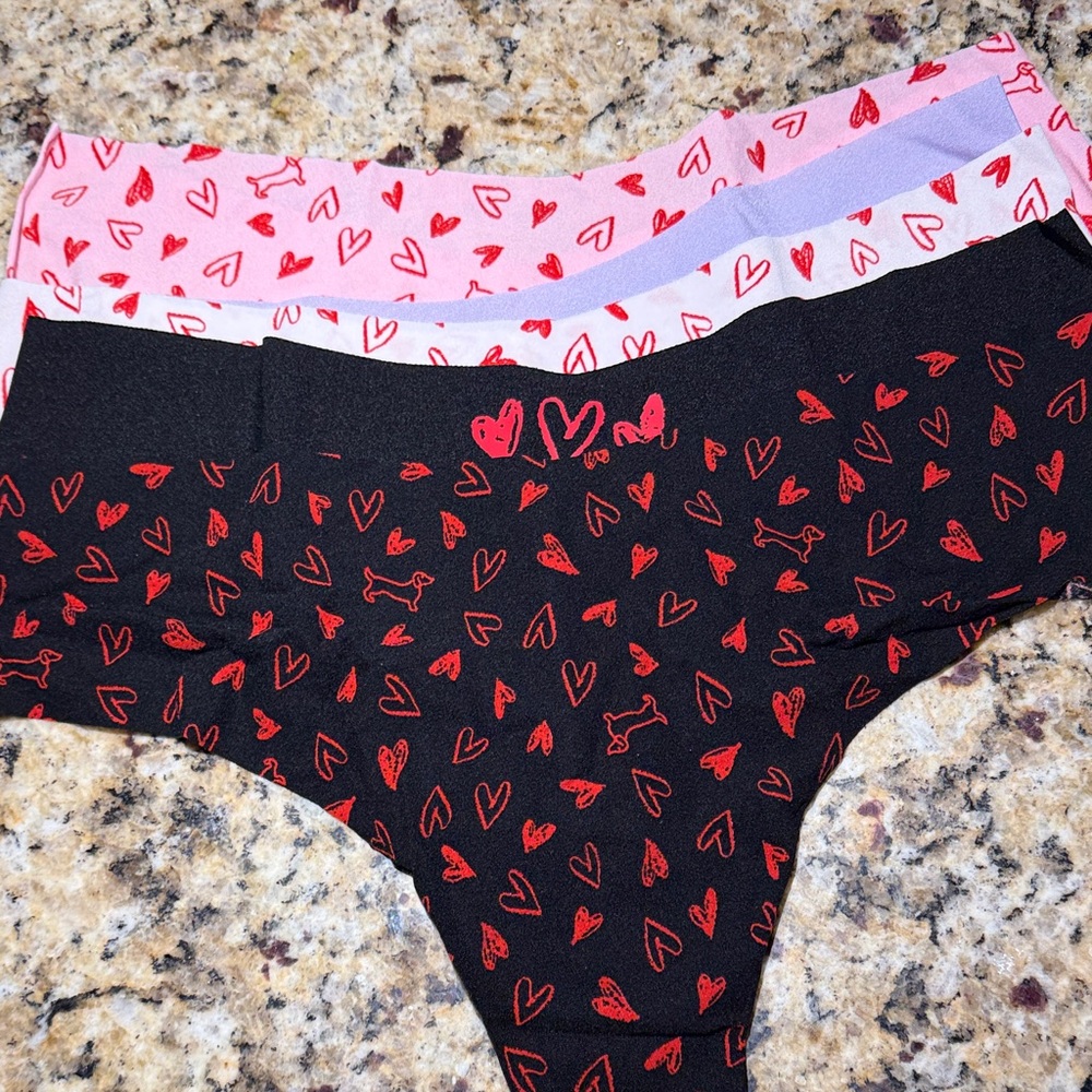 Victoria's Secret PINK XL 5 pack panties NWT